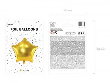 Ballon en Mylar Etoile,...