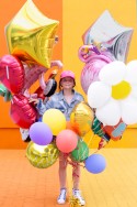 Ballon en Mylar Etoile, 70cm, or
