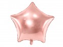 Ballon en Mylar Etoile, 70cm, or rose
