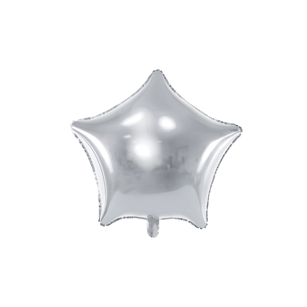 Ballon en Mylar Etoile, 70cm, argenté