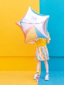 Ballon en Mylar Etoile, 70cm, argenté