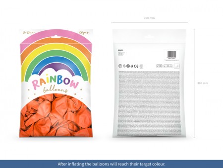 Ballons Rainbow 23 cm,...