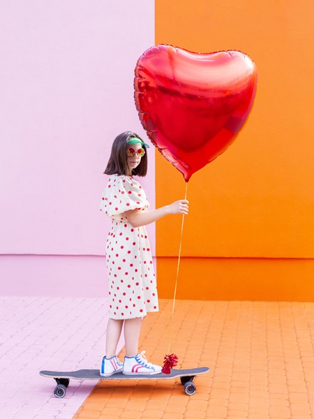 Ballon en Mylar coeur,...