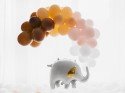 Ballon en Mylar Elephant, 83x58 cm, mélange