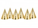 Chapeaux de fête pour 18ème anniversaire, or, 16cm