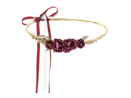 Couronne de fleurs,...