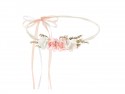 Couronne de fleurs, rose,, 18cm