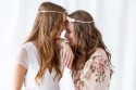 Couronne de fleurs, rose,, 18cm