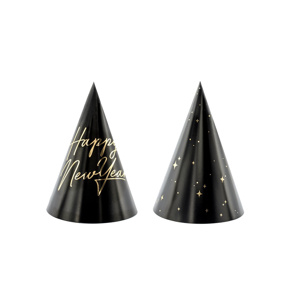 Chapeaux de fête Happy New Year, 16cm
