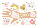 Tatouages ​​temporaires Chatons, mélange