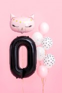 Ballon en aluminium Chiffre ''0'', 86cm, noir