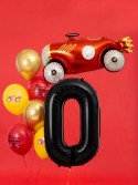 Ballon en aluminium Chiffre ''0'', 86cm, noir