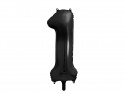 Ballon en aluminium Chiffre ''1'', 86cm, noir