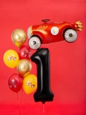 Ballon en aluminium Chiffre ''1'', 86cm, noir