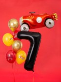Ballon en aluminium Chiffre ''7'', 86cm, noir