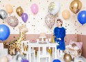 Ballon en Mylar Happy Birthday, 45cm, rose clair