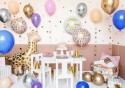 Ballon en Mylar Happy Birthday, 45cm, rose clair