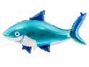 Ballon en Mylar Requin, 102x62 cm, mélange
