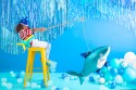 Ballon en Mylar Requin, 102x62 cm, mélange