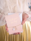 Carte avec bracelet Will you be my Maid of honor, 10.5x14.8cm