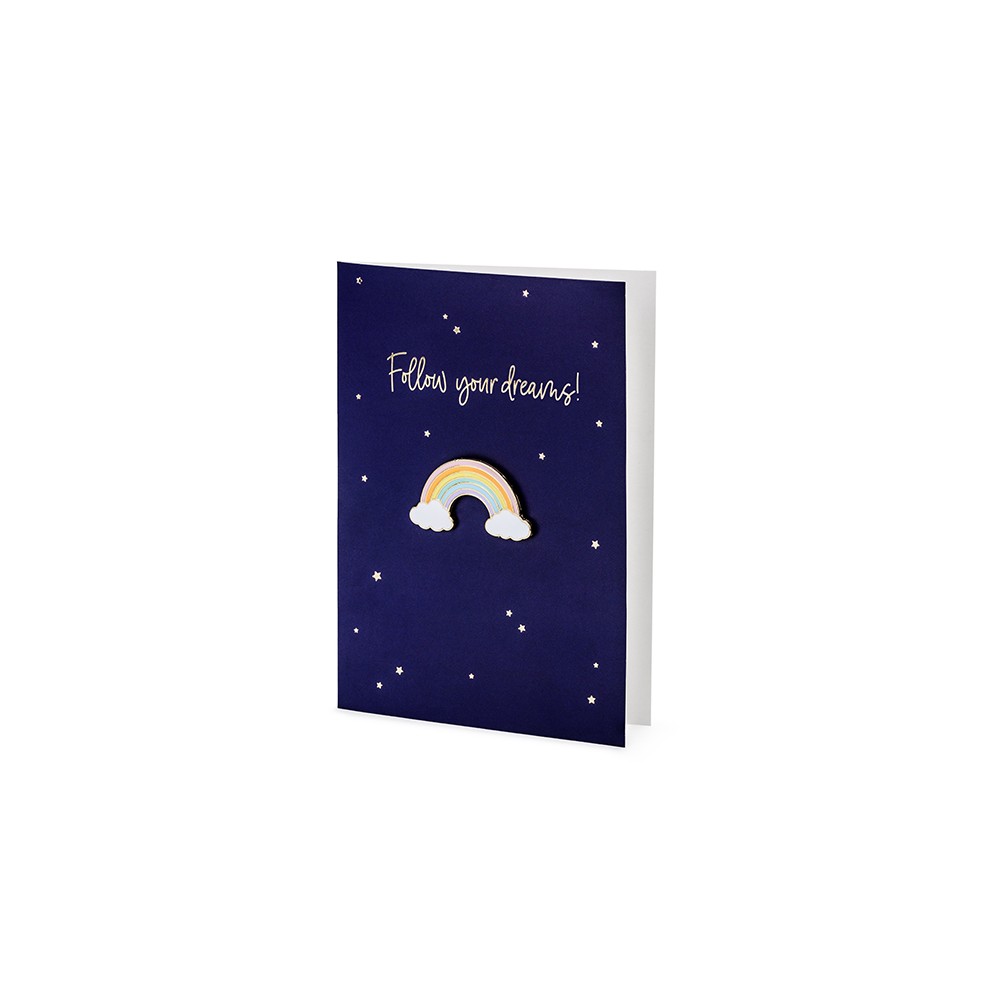 Carte d'épingle arc-en-ciel, 10,5 x 14,8 cm