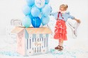 Boîte en carton pour l'envoi des ballons - Garçon ou fille, 60x40x60cm