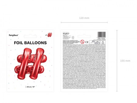 Ballon en Mylar Signe '''',...