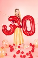 Ballon en aluminium Chiffre ''1'', 86cm, rouge