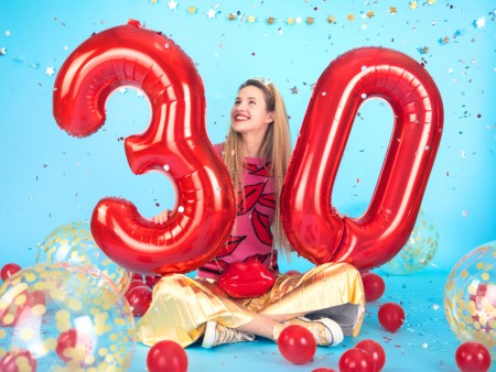 Ballon en aluminium Chiffre...