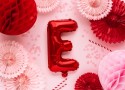 Ballon en Mylar Lettre ''E'', 35cm, rouge