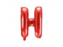 Ballon en Mylar Lettre ''H'', 35cm, rouge