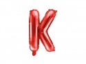 Ballon en Mylar Lettre ''K'', 35cm, rouge