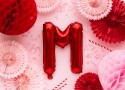 Ballon en Mylar Lettre ''M'', 35cm, rouge
