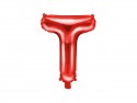 Ballon en Mylar Lettre ''T'', 35cm, rouge