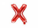 Ballon en Mylar Lettre ''X'', 35cm, rouge