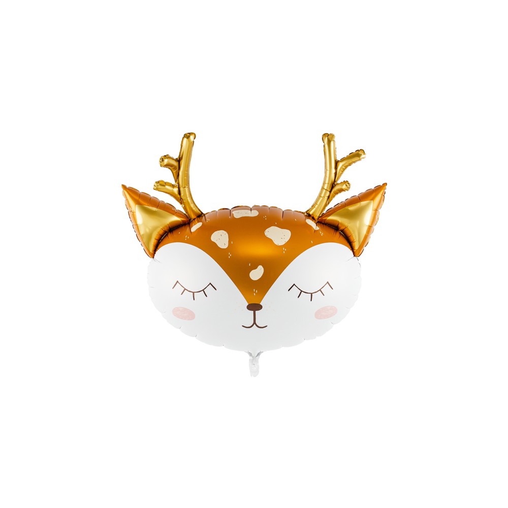 Ballon en Mylar Cerf 73x64cm, mélange