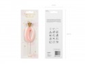Bougie d'anniversaire Chiffre 0, rose clair, 9.5cm