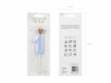 Bougie d'anniversaire Chiffre 1, bleu clair, 9.5cm