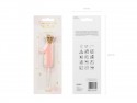 Bougie d'anniversaire Chiffre 1, rose clair, 9.5cm