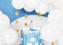 Bougie d'anniversaire Chiffre 4, bleu clair, 9.5cm