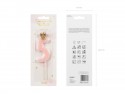 Bougie d'anniversaire Chiffre 5, rose clair, 9.5cm