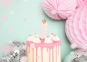 Bougie d'anniversaire Chiffre 7, rose clair, 9.5cm