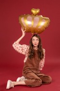 Ballon en Mylar Couronne, 52x42cm, mélange