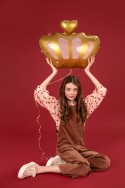 Ballon en Mylar Couronne, 52x42cm, mélange