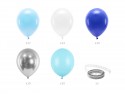 Guirlande de ballons - bleu, 200cm
