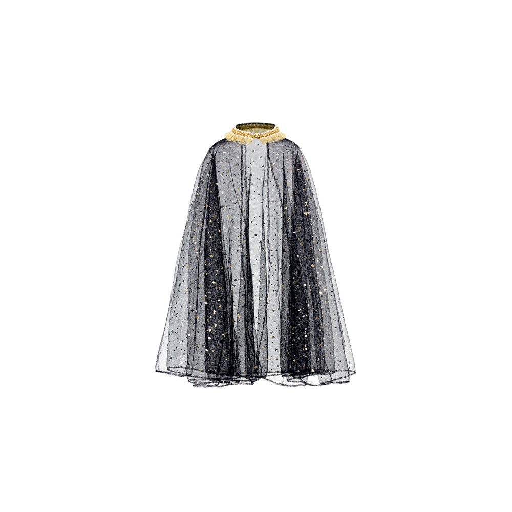 Costume pour une fille - cape, noire