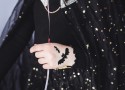 Costume pour une fille - cape, noire