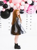 Costume pour une fille - cape, noire