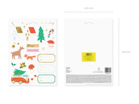 Autocollants de Noël Forêt...