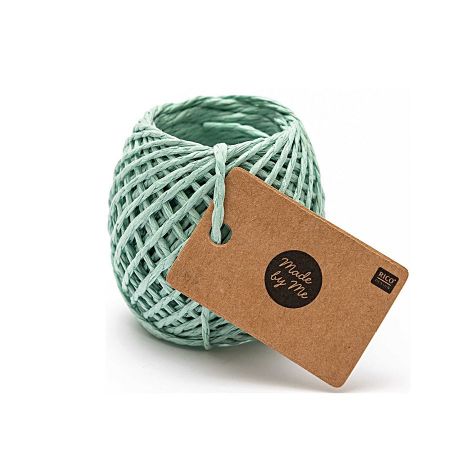 20 m ficelle papier "menthe"